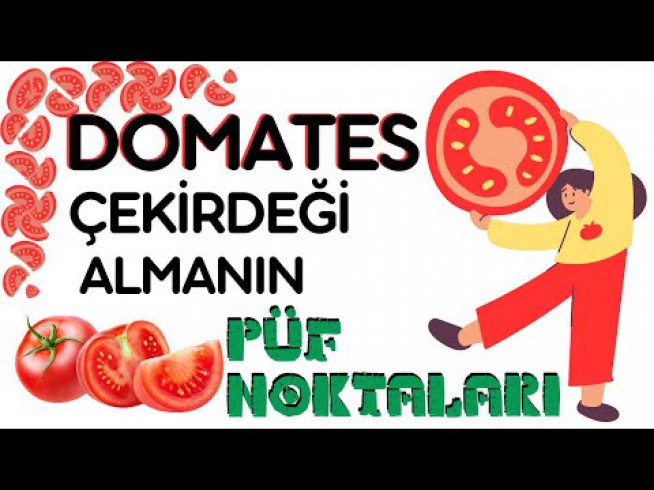 DOMATES'İN ÇEKİRDEĞİNİ ALMANIN PÜF NOKTALARI / Talha Uğurluel